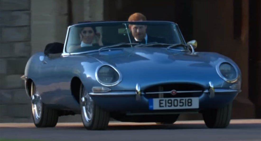 Свадьба принца Гарри: молодожены выбрали уникальный электрокар Jaguar