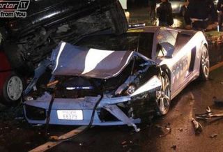 Не уберегли: в Италии разбили полицейскую Lamborghini Gallardo… (6 ФОТО)