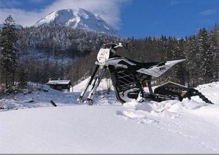Quantya MX: первый в мире мотоцикл для снега! (5 ФОТО)