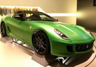 Зеленая Ferrari зелена во всём! (4 ФОТО)