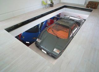 Дом-2 для Lamborghini, или жЫлой гараж для суперкаров (5 ФОТО)
