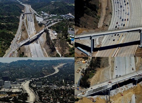 В Америке отремонтировали 16 км дороги с мостом за полтора дня! (ФОТО)