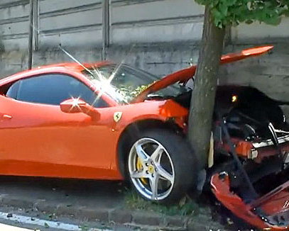 Жена Ющенко в нетрезвом состоянии разбила Ferrari в Чикаго