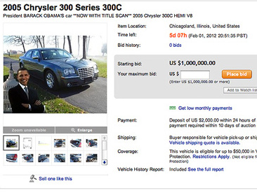 Шутка ли? Обыкновенный Chrysler 300C оценили как Bugatti Veyron (ФОТО)
