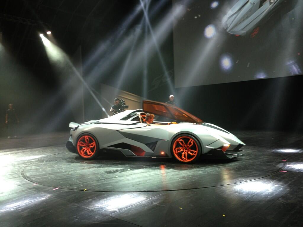 Эксклюзив: первые фото 1-местной Lamborghini  Egoista