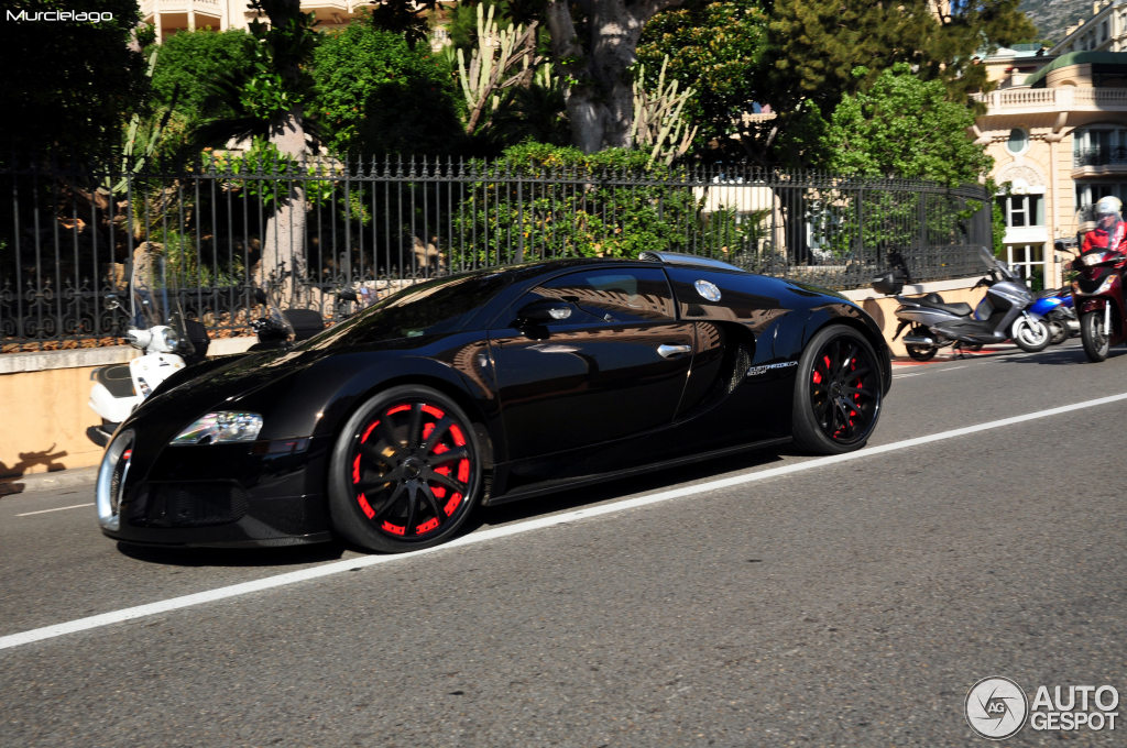 В Монако засветился самый мощный Bugatti Veyron