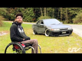 Сила воли: инвалидная коляска не приговор, если хочется заниматься дрифтом +ВИДЕО