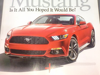 Каким будет Ford Mustang 2015. Первые изображения