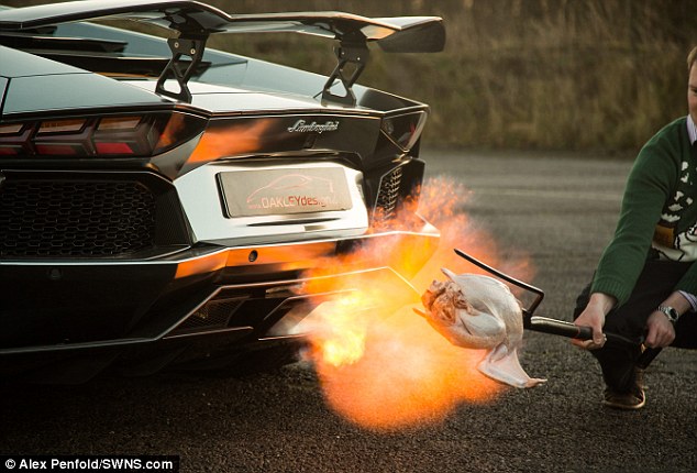 Как пожарить индейку с помощью Lamborghini?