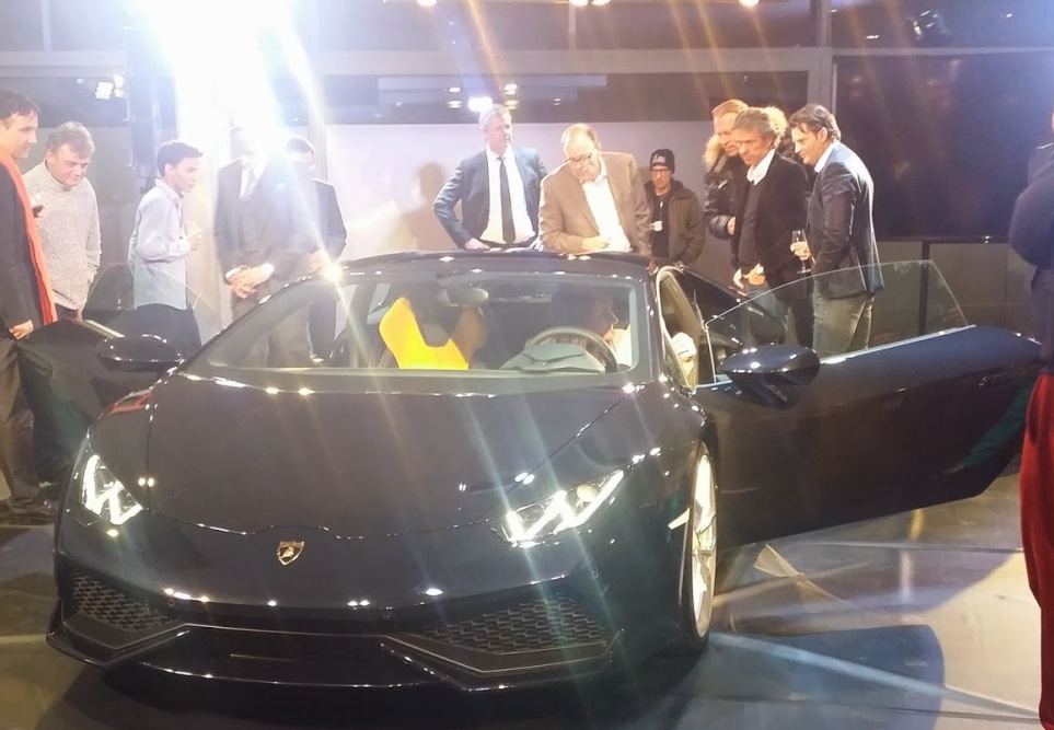 В Британии состоялась тайная презентация новейшего спорткара Lamborghini Huracan