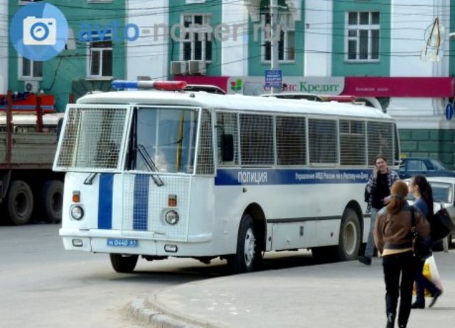 И такое бывает: Львовский автобус на службе в полиции России
