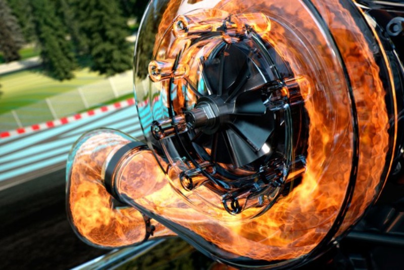 Новость одной картинкой: как выглядит турбина на болидах Формулы-1