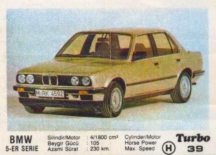 Культовый Бумер: BMW 3 Series с вкладыша Turbo №39