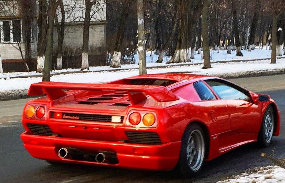 В Украине засняли уникальный суперкар Lamborghini с  тюнингом