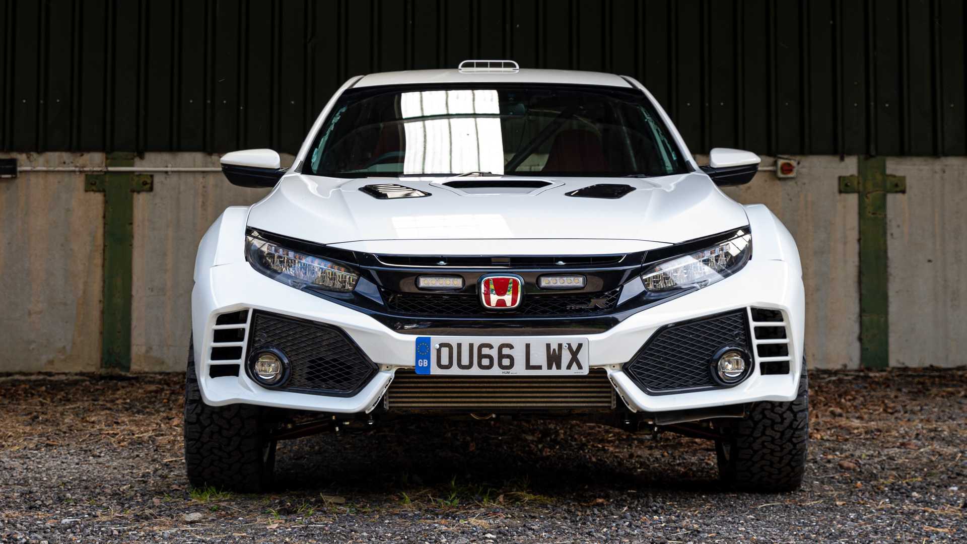 Заряженный Honda Civic Type R 2019 превратили в эффектный кроссовер