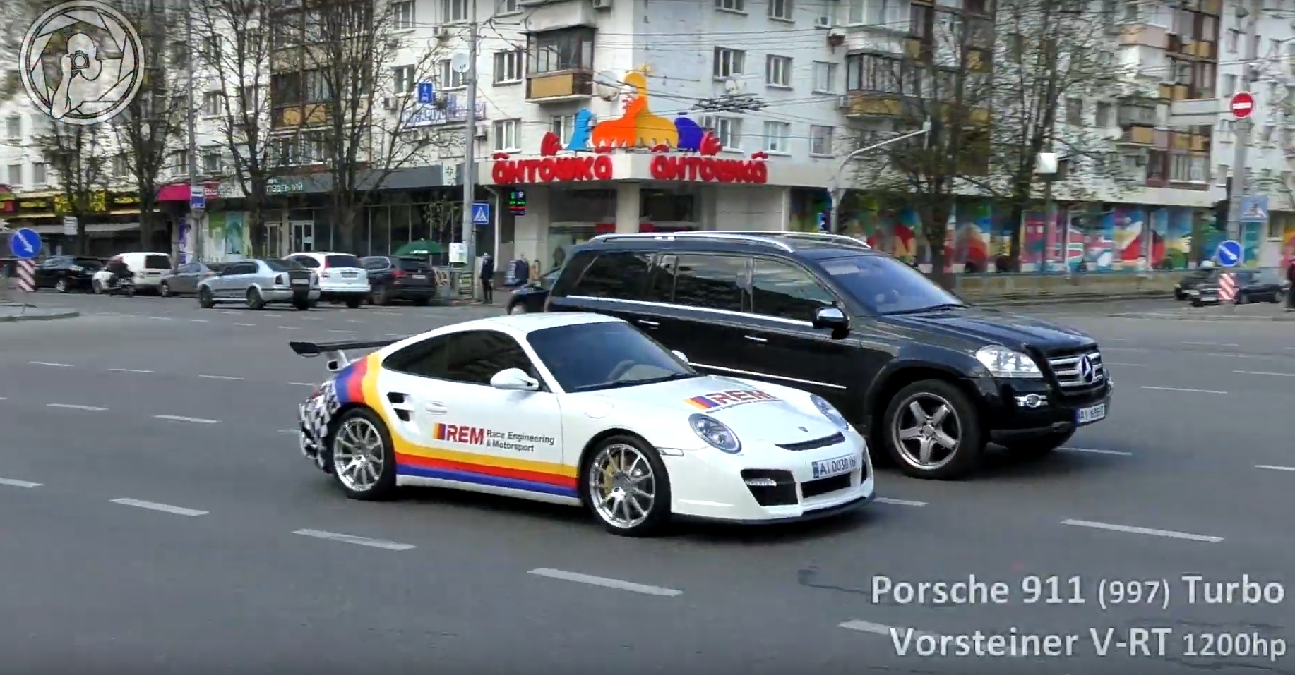 В Украине засветился сверхмощный тюнингованный Porsche 911