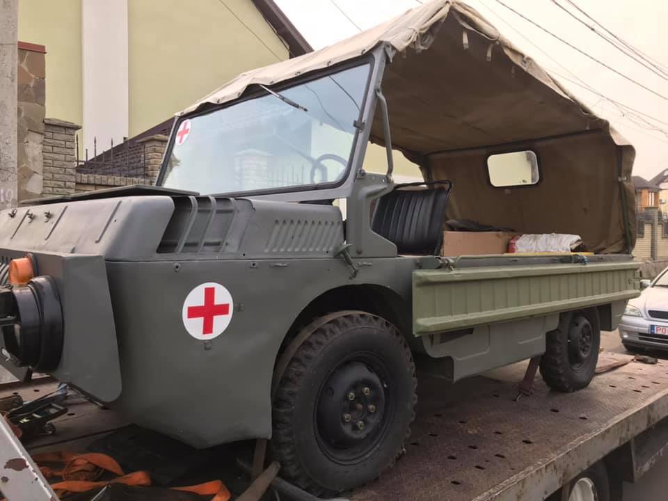В Украине восстановили уникальный военный внедорожник