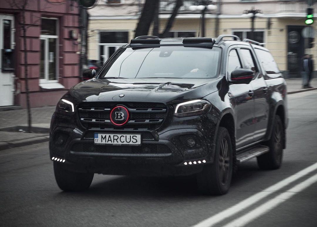 В Украине засветился редчайший пикап Mercedes Brabus