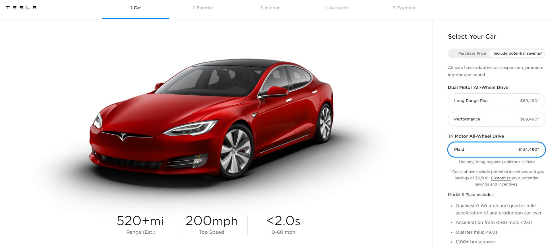 Новая Tesla Model S 2021 удивила запасом хода и разгоном как в Формуле-1