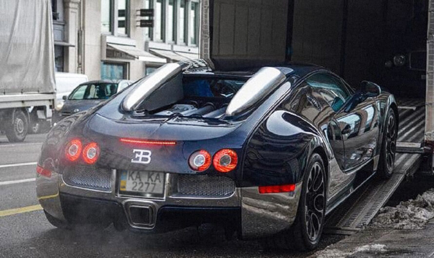 Bugatti Veyron в Украине засветился на номерах Черновецкого (фото)