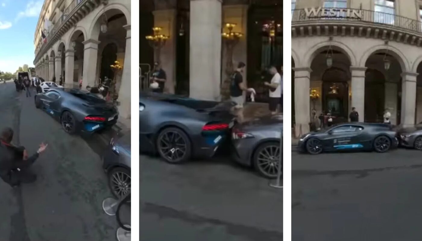 Редчайший Bugatti за 6 миллионов долларов попал в нелепое ДТП (видео) 1