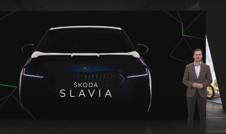 Онлайн презентация младшей сестры Октавии по имени Skoda Slavia