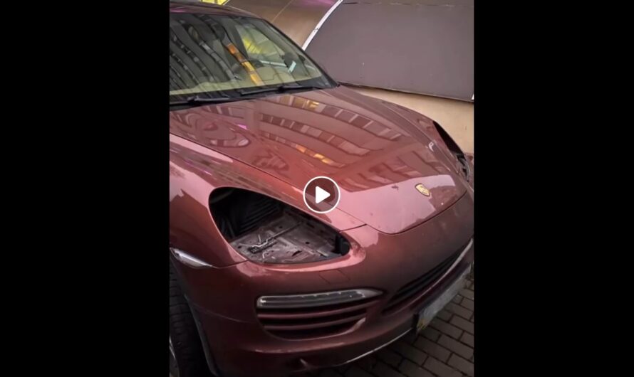 Кража фар с Porsche Cayenne коснулась украинской певицы (видео)