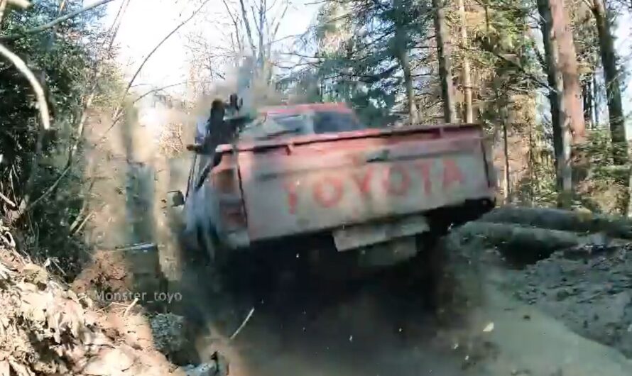 Top Gear отдыхает: сумасшедшие трюки украинцев на Toyota Hilux (видео)