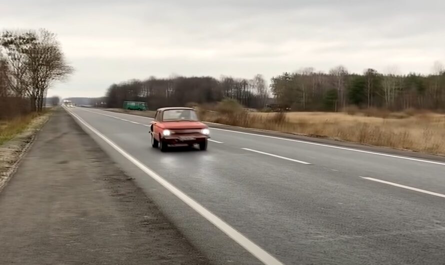 Украинец превратил Запорожец в электромобиль с разгоном 3,7 секунды до сотни (видео)