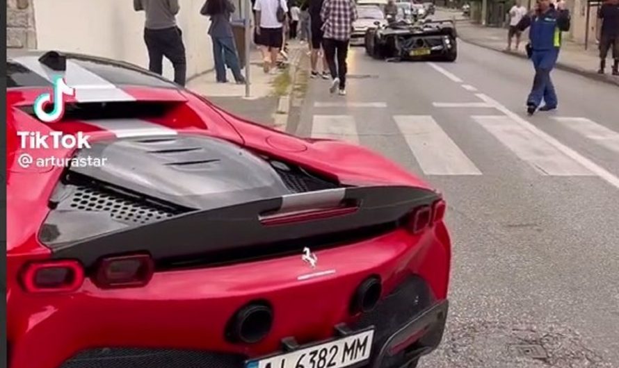 Українець на Ferrari за $1 мільйон засвітився в ДТП у Хорватії (відео)