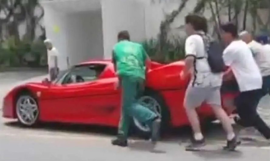Рідкісний суперкар Ferrari за $5 мільйонів довелося заводити зі штовхача (відео)