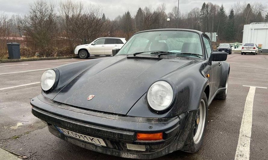 В Україні взимку засвітився потужний Porsche 911 Turbo 80-х