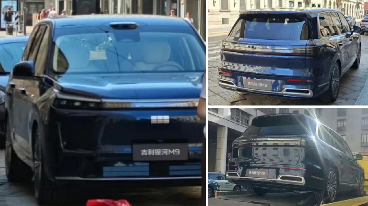 З’явилися перші фото флагманського 6-місного кросовера Geely Galaxy M9