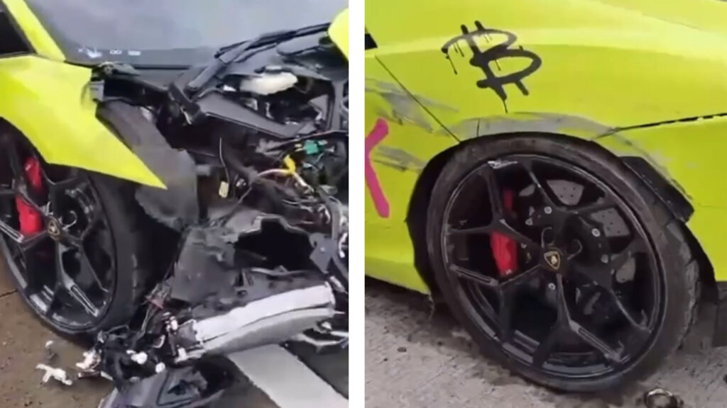 Криптовалютний магнат розбив яскраво-зелений Lamborghini Revuelto в Індонезії