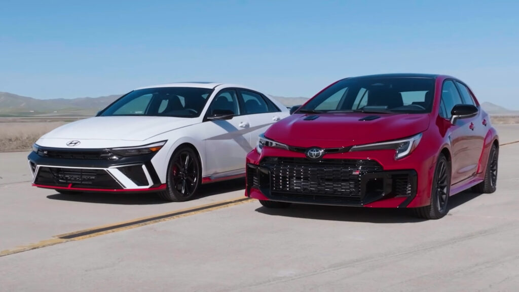 Hyundai Elantra N демонструє, що повний привід — не обов’язкова умова, навіть у порівнянні з GR Corolla