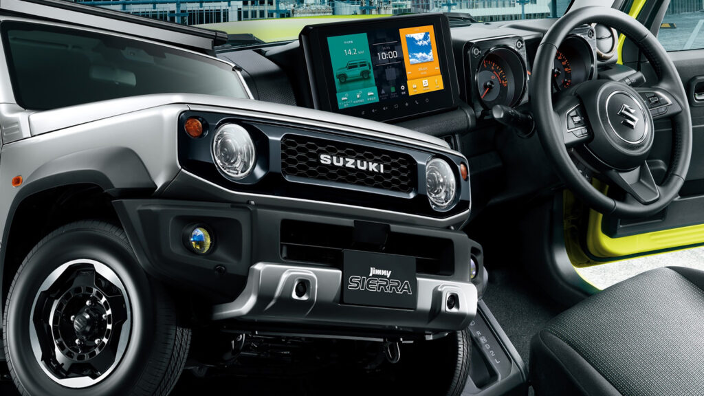 Suzuki Jimny у версії JDM отримав оновлений дисплей більшого розміру