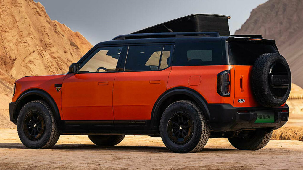 Електромобільний Bronco від Ford з’явився в Китаї з сюрпризом у вигляді розсувного даху