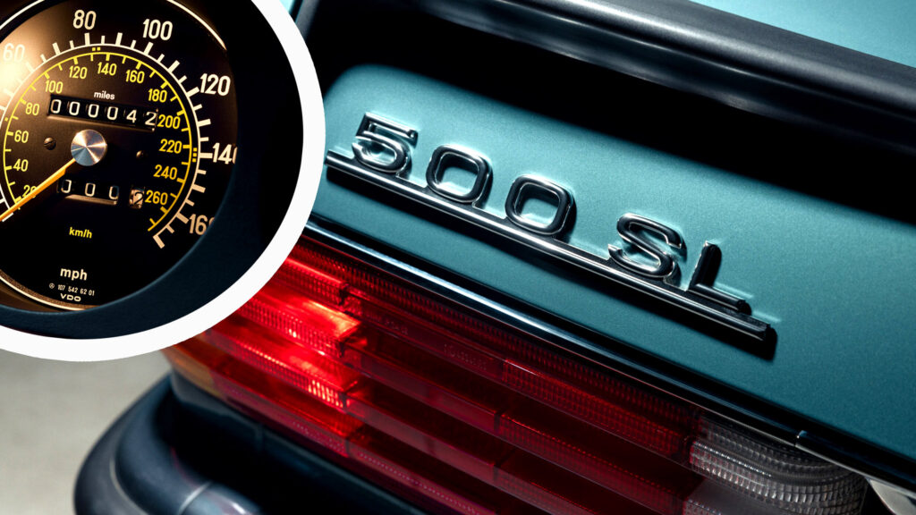 Нереєстрований Mercedes SL прокинувся після сну з 1982 року