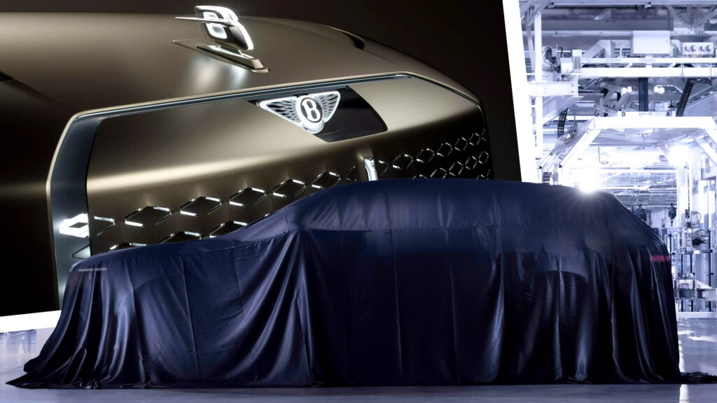 Bentley розкриває таємниці електромобілів, паралельно створюючи спрощену версію з ДВЗ