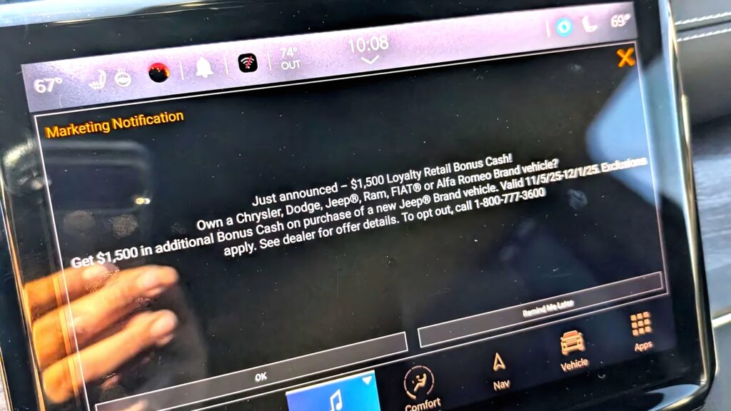 Jeep знову вражає спливаючими рекламами в салоні автомобіля