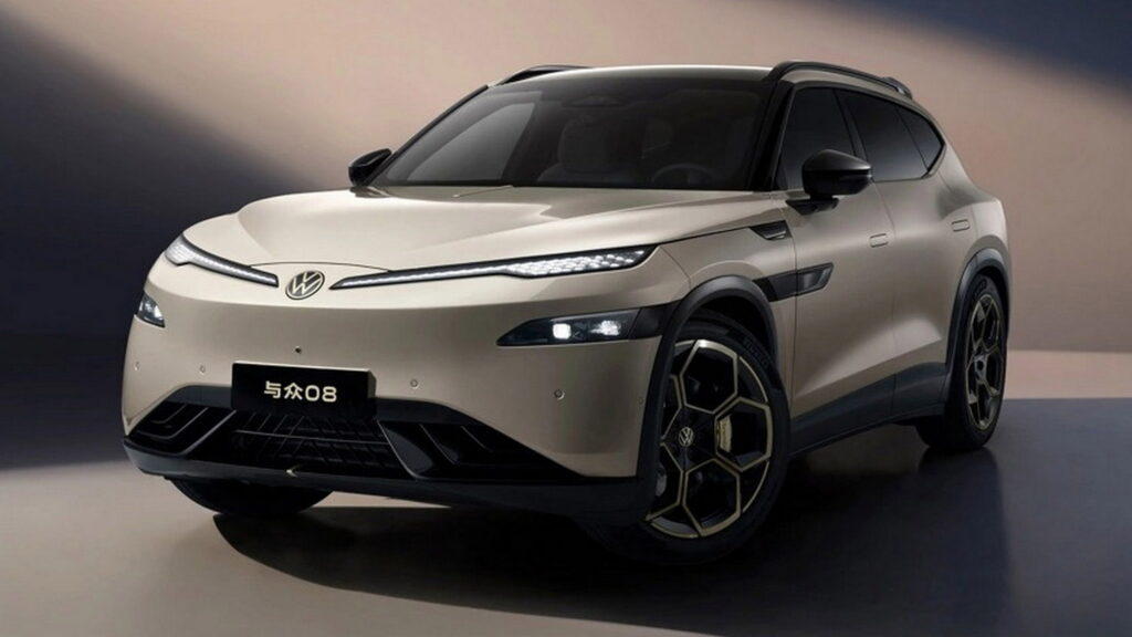 Нова електрична модель Volkswagen для китайського ринку отримала світну емблему із зображенням вовка