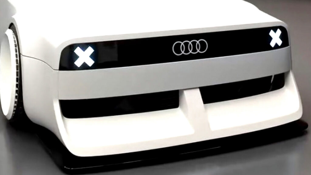 Audi створила ретро-гоночний автомобіль RS3, схожий на машину з 1989 року