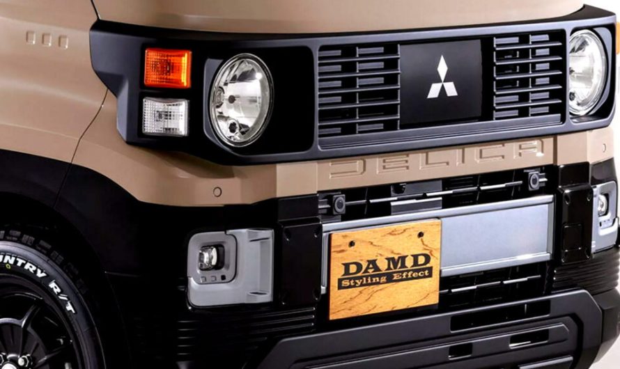 Цей компактний автомобіль нагадує мініатюрну версію Mitsubishi Pajero 80-х років