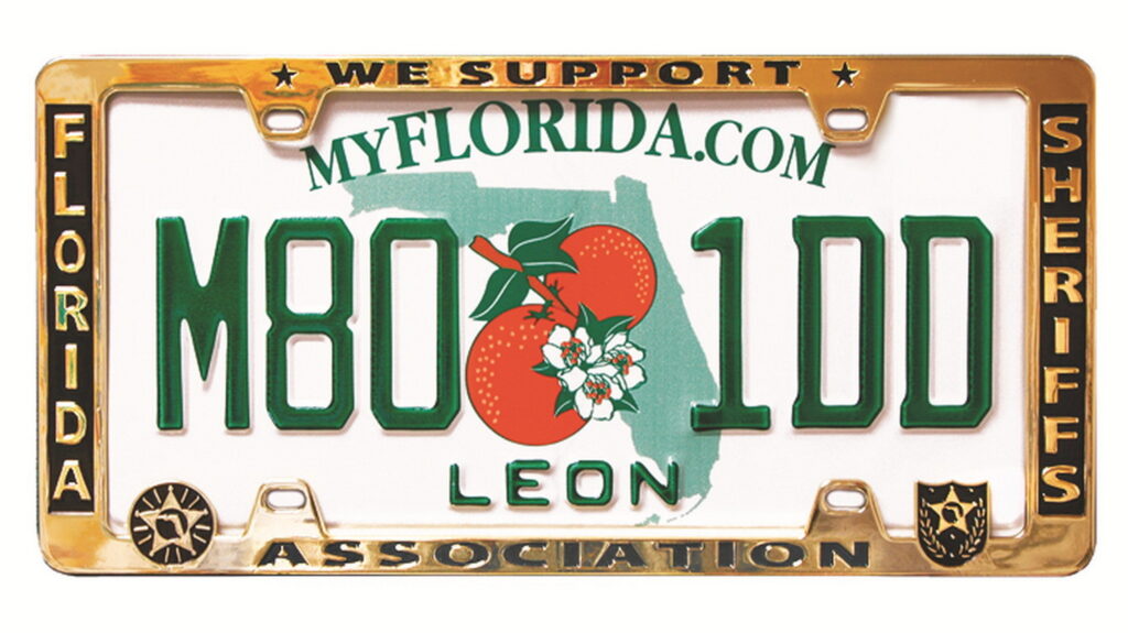 Ті самі особи, що пропонують ці рамки для номерів Флориди, можуть і оштрафувати вас за їх використання