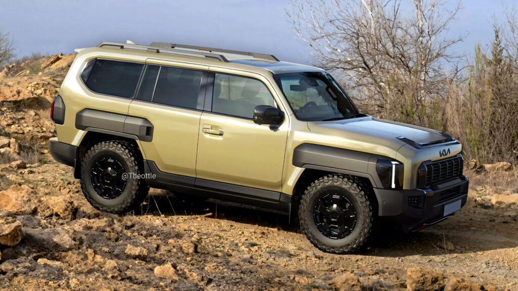 Ще один рендер Kia Tasman SUV