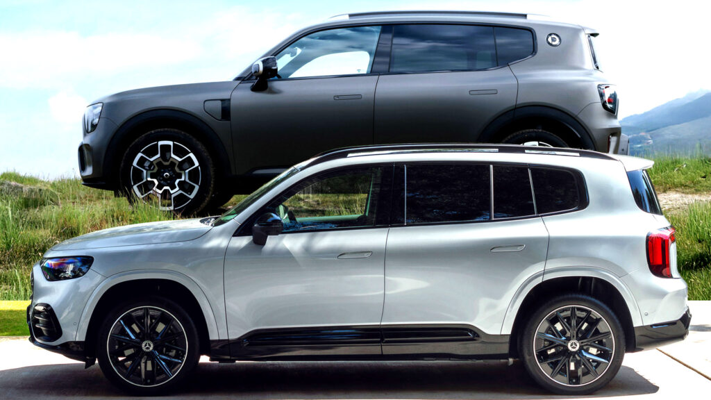 Нова модель Mercedes GLB виглядає дивно схожою на автомобіль Smart