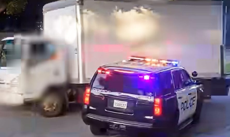 Забудьте про банан у вихлопній трубі, цей поліцейський з Беверлі-Гіллз перевернув цілий вантажівку