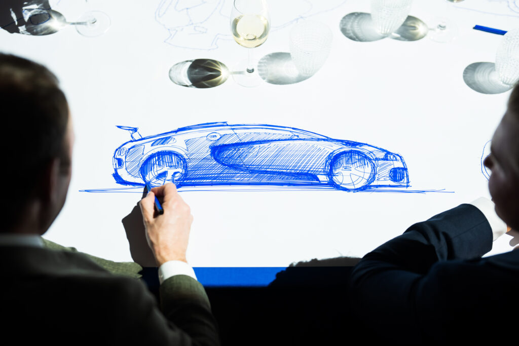 Ескіз Bugatti Veyron