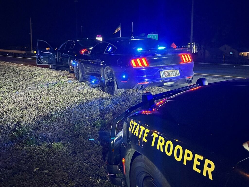 Місце затримання швидкісного порушника