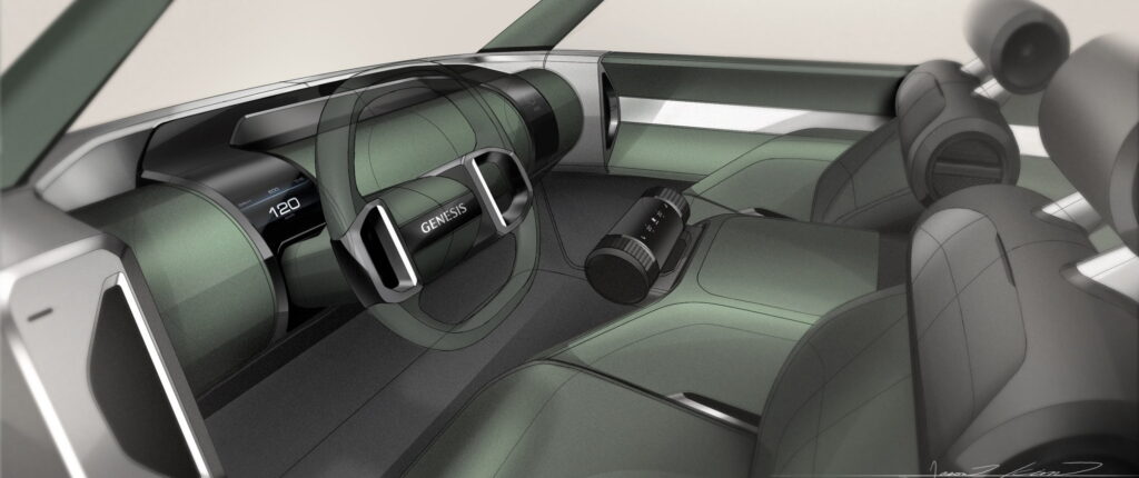 Ескіз салону пікапа Genesis